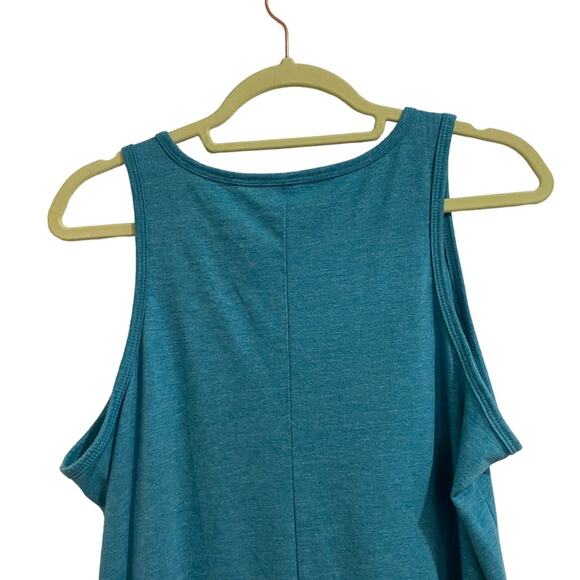 Torrid Teal Everyday No Worries Here Graphic Tank Sz 10 - Picture 7 of 11